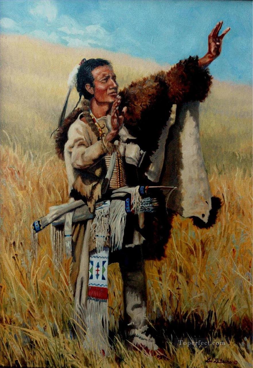 Ureinwohner Amerikas Indianer 73 Ölgemälde